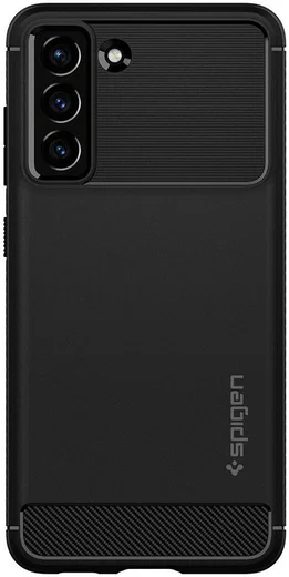 Spigen Rugged Armor Samsung Galaxy S21 FE Hoesje Back Cover Zwart afbeelding 3