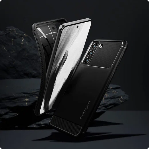 Spigen Rugged Armor Samsung Galaxy S21 FE Hoesje Back Cover Zwart afbeelding 9