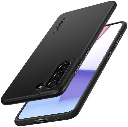 Spigen Thin Fit Samsung Galaxy S21 FE Hoesje Back Cover Zwart afbeelding 13