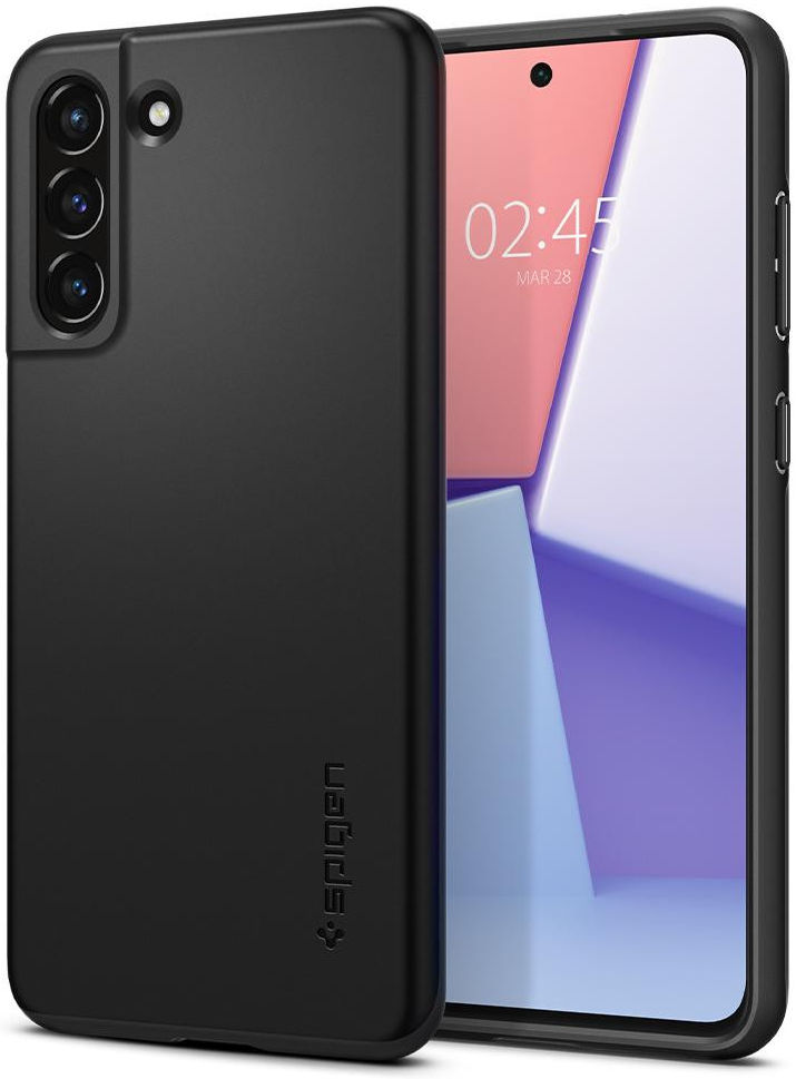 Spigen Thin Fit Samsung Galaxy S21 FE Hoesje Back Cover Zwart afbeelding 1