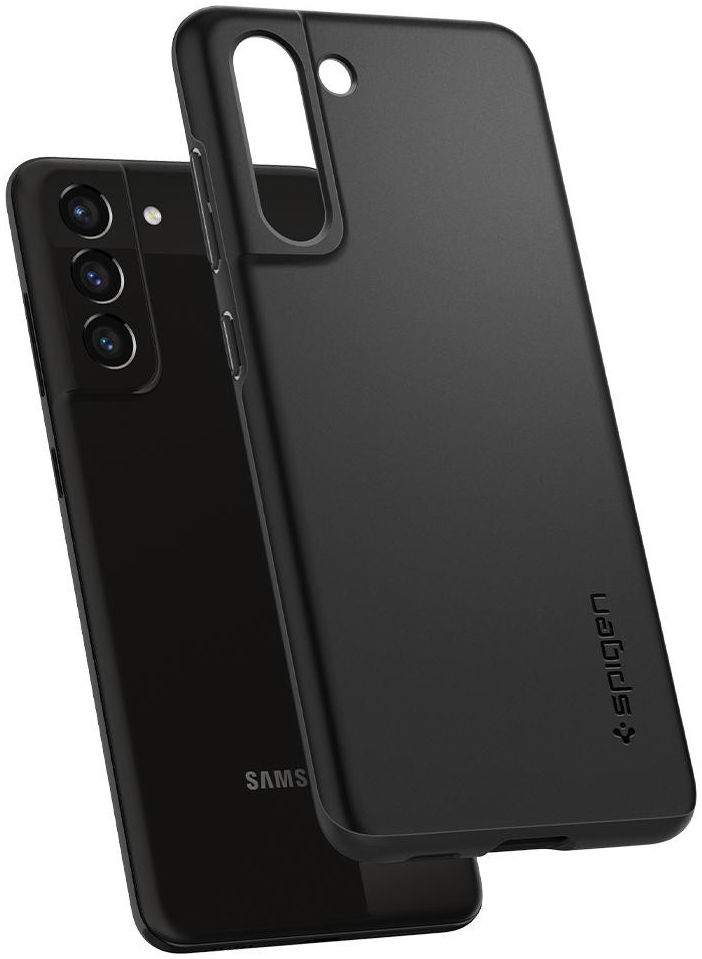 Spigen Thin Fit Samsung Galaxy S21 FE Hoesje Back Cover Zwart afbeelding 2