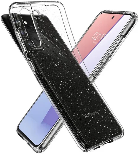Spigen Liquid Crystal Samsung Galaxy S21 FE Hoesje Glitter afbeelding 11