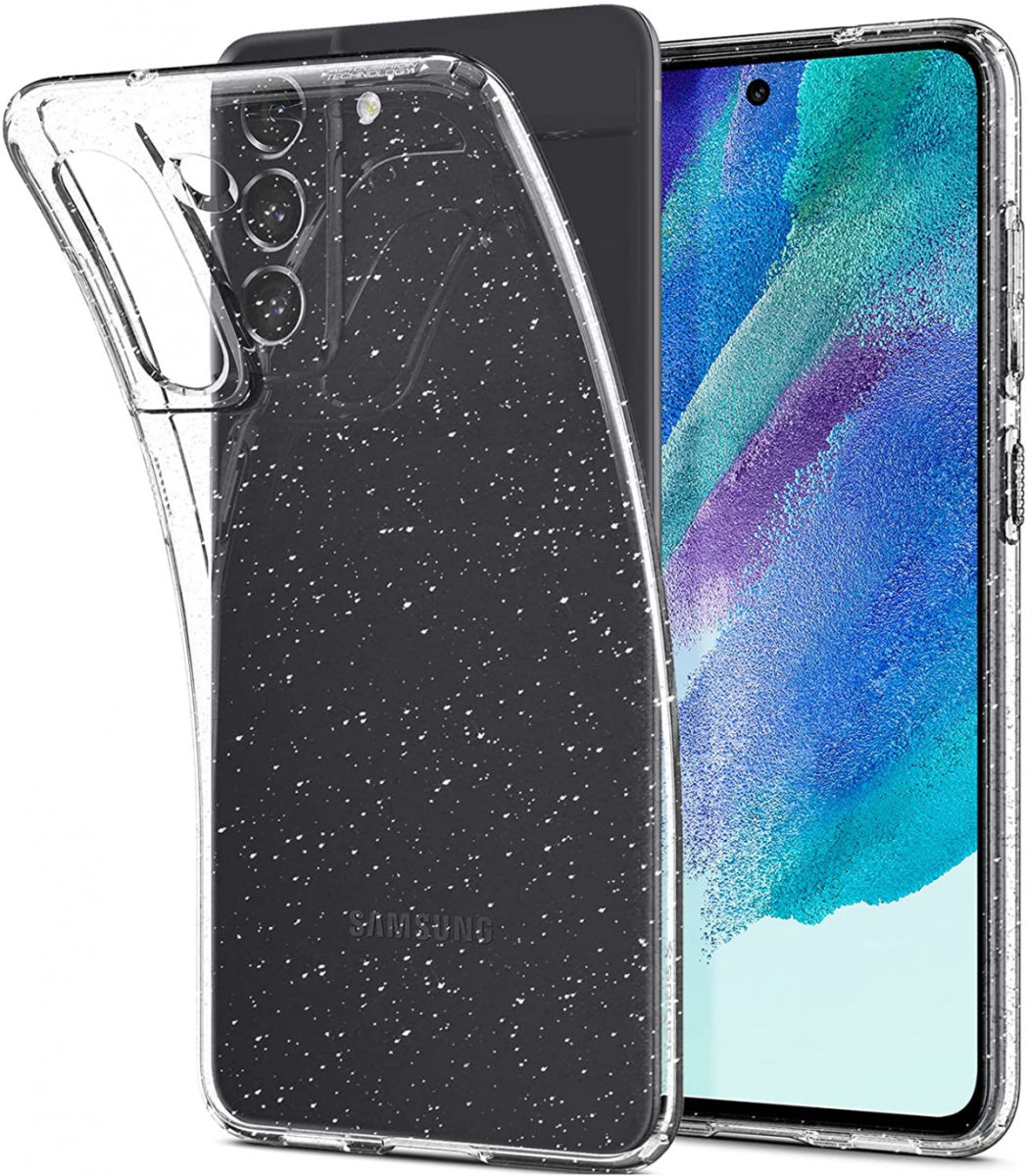 Spigen Liquid Crystal Samsung Galaxy S21 FE Hoesje Glitter afbeelding 2
