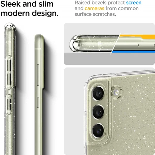 Spigen Liquid Crystal Samsung Galaxy S21 FE Hoesje Glitter afbeelding 4
