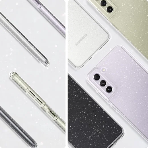 Spigen Liquid Crystal Samsung Galaxy S21 FE Hoesje Glitter afbeelding 7