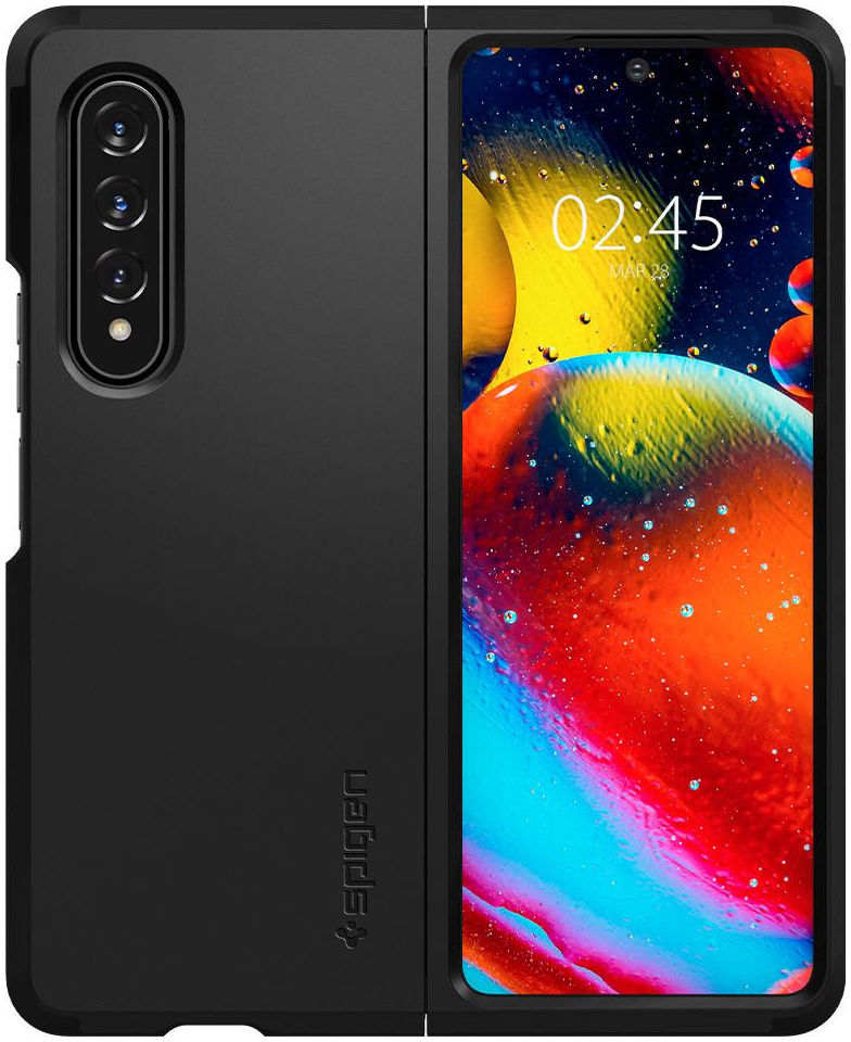 Spigen Tough Armor Samsung Galaxy Z Fold 3 Hoesje Zwart afbeelding 2