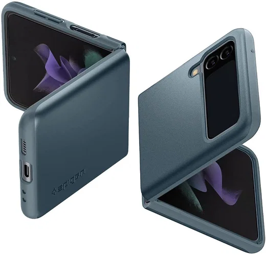 Spigen Thin Fit Samsung Galaxy Z Flip 3 Hoesje Groen afbeelding 2