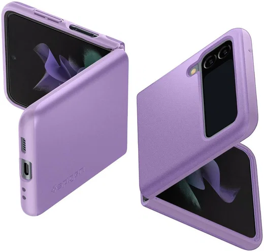 Spigen Thin Fit Samsung Galaxy Z Flip 3 Hoesje Paars afbeelding 2