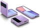 Spigen Thin Fit Samsung Galaxy Z Flip 3 Hoesje Paars afbeelding 6