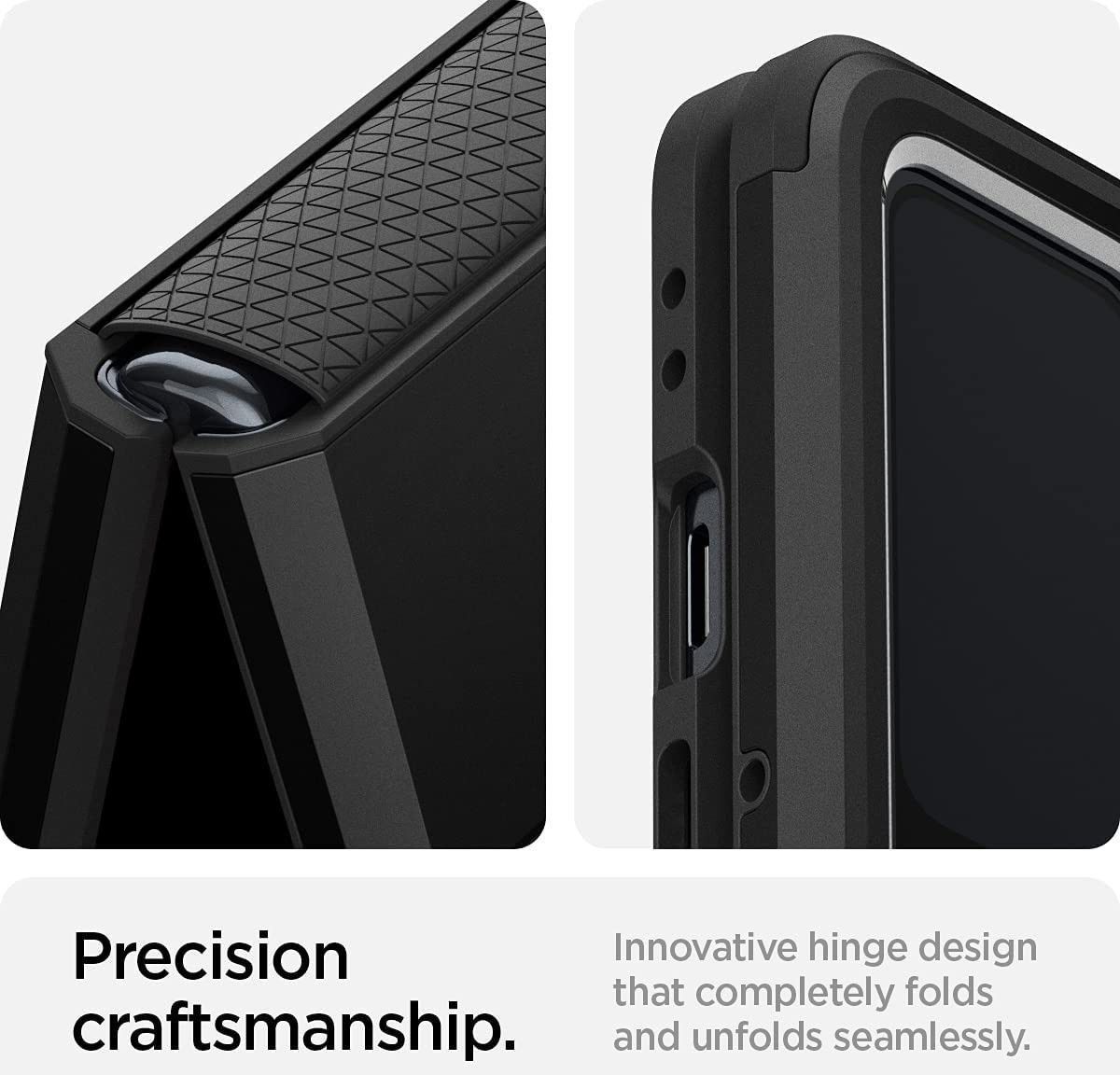 Spigen Tough Armor Samsung Galaxy Z Flip 3 Hoesje Zwart afbeelding 11
