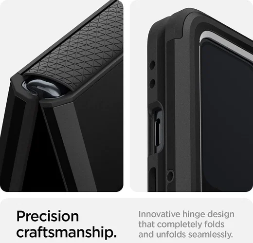 Spigen Tough Armor Samsung Galaxy Z Flip 3 Hoesje Zwart afbeelding 11