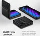 Spigen Tough Armor Samsung Galaxy Z Flip 3 Hoesje Zwart afbeelding 13