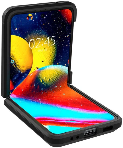 Spigen Tough Armor Samsung Galaxy Z Flip 3 Hoesje Zwart afbeelding 5