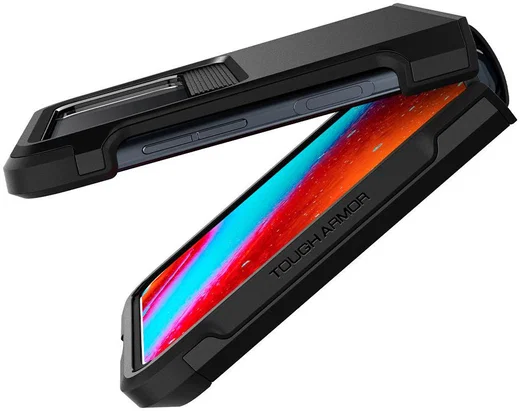 Spigen Tough Armor Samsung Galaxy Z Flip 3 Hoesje Zwart afbeelding 6