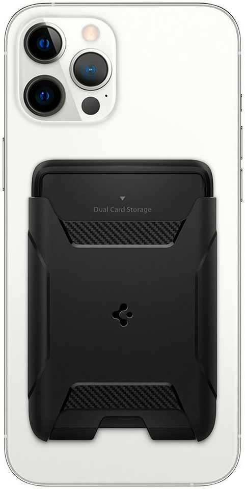 Spigen Rugged Armor MagSafe Kaarthouder voor iPhone met MagSafe afbeelding 2
