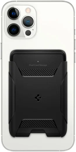 Spigen Rugged Armor MagSafe Kaarthouder voor iPhone met MagSafe afbeelding 2