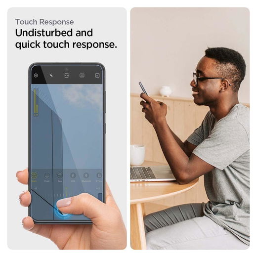 Spigen AlignMaster Samsung Galaxy S21 FE Screen Protector (2-Pack) afbeelding 6