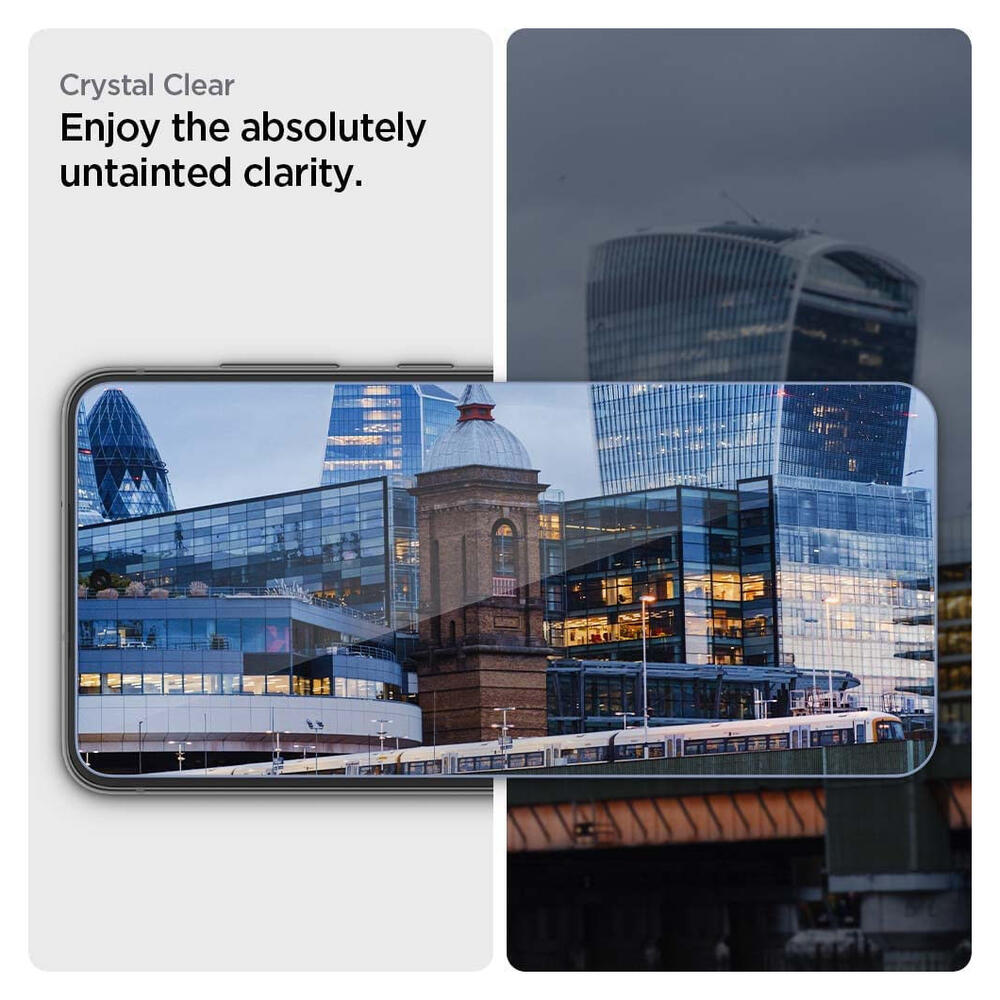 Spigen AlignMaster Samsung Galaxy S21 FE Screen Protector (2-Pack) afbeelding 8