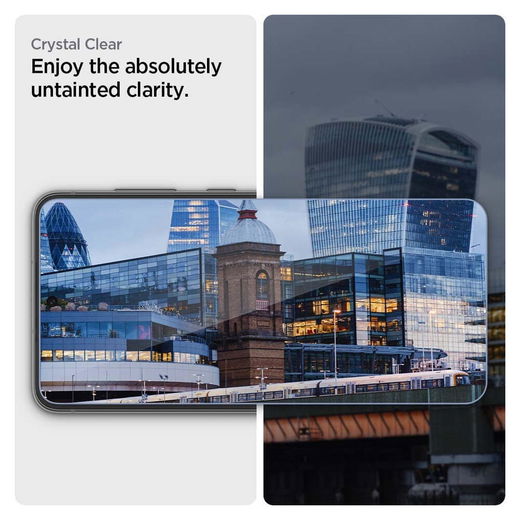 Spigen AlignMaster Samsung Galaxy S21 FE Screen Protector (2-Pack) afbeelding 8