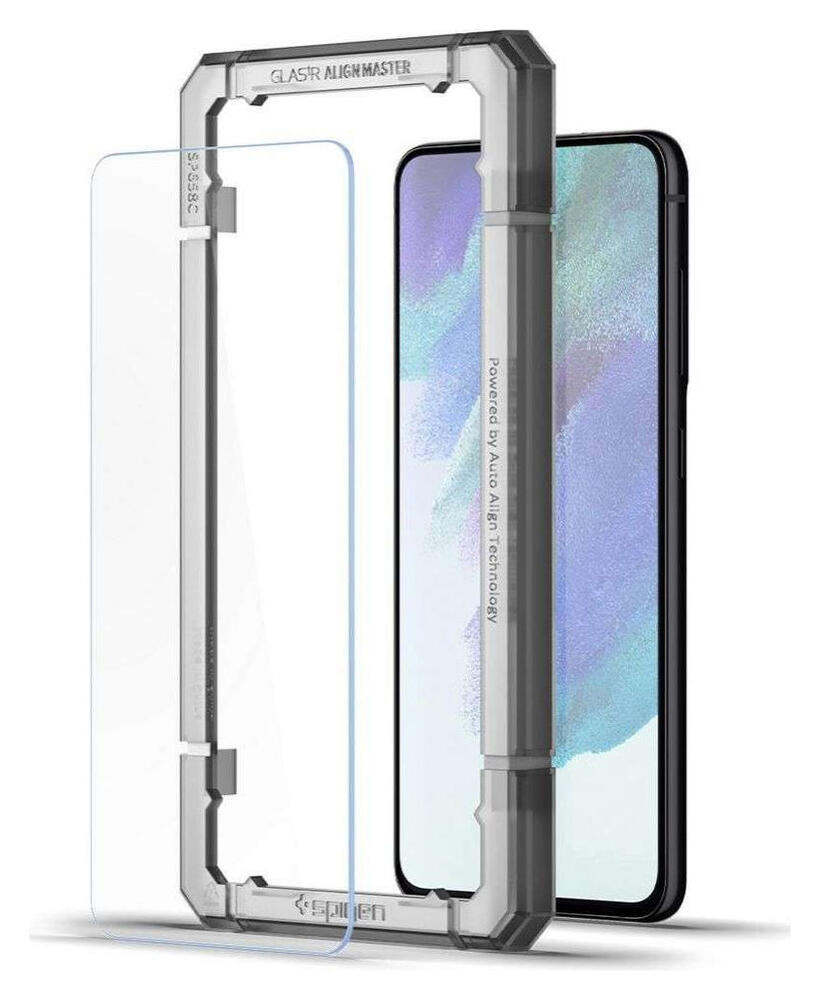 Spigen AlignMaster Samsung Galaxy S21 FE Screen Protector (2-Pack) afbeelding 3