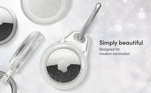 Spigen Ciel by Cyrill Shine Hoes Apple AirTag Sleutelhanger Glitter afbeelding 5