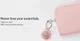 Spigen Ciel by Cyrill Shine Hoes Apple AirTag Sleutelhanger Roze afbeelding 5