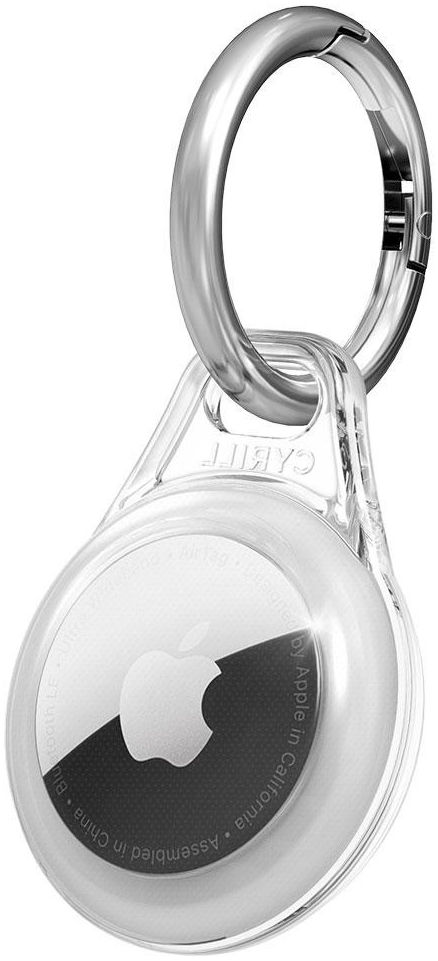 Spigen Cyrill Shine Hoes Apple AirTag Sleutelhanger Clear afbeelding 1