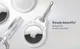 Spigen Cyrill Shine Hoes Apple AirTag Sleutelhanger Clear afbeelding 6