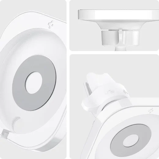 Spigen MagFit Ventilatierooster Houderstandaard Apple MagSafe Wit afbeelding 8