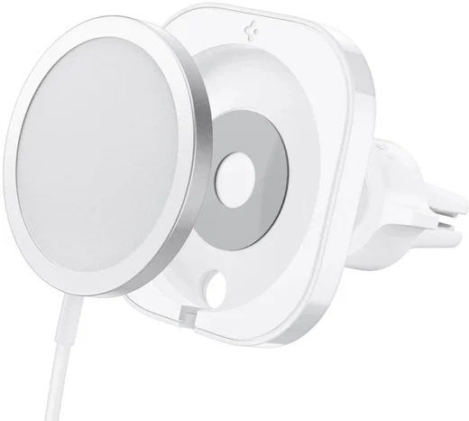 Spigen MagFit Ventilatierooster Houderstandaard Apple MagSafe Wit afbeelding 2