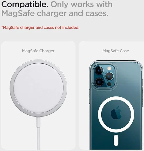 Spigen MagFit Ventilatierooster Houderstandaard Apple MagSafe Wit afbeelding 6