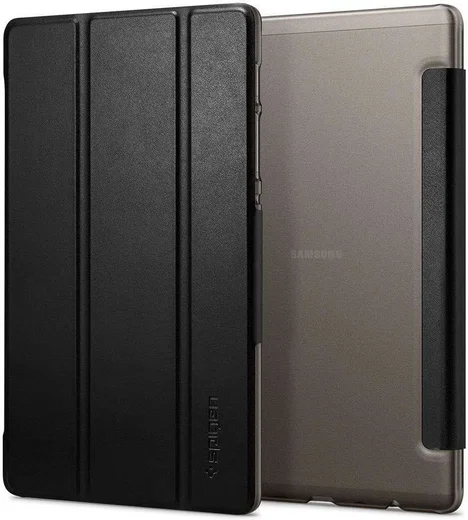 Spigen Smart Fold Samsung Galaxy Tab A7 Lite Hoes Book Case Zwart afbeelding 2
