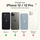 Rosso Element 2-in-1 Apple iPhone 12/12 Pro Hoesje Zwart afbeelding 3