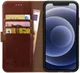 Rosso Element 2-in-1 Apple iPhone 12/12 Pro Hoesje Bruin afbeelding 7