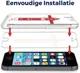 Rosso Apple iPhone SE / 5 / 5S Tempered Glass met Installatietray afbeelding 2