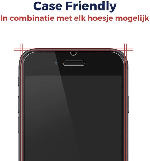 Rosso Apple iPhone SE / 5 / 5S Tempered Glass met Installatietray afbeelding 4