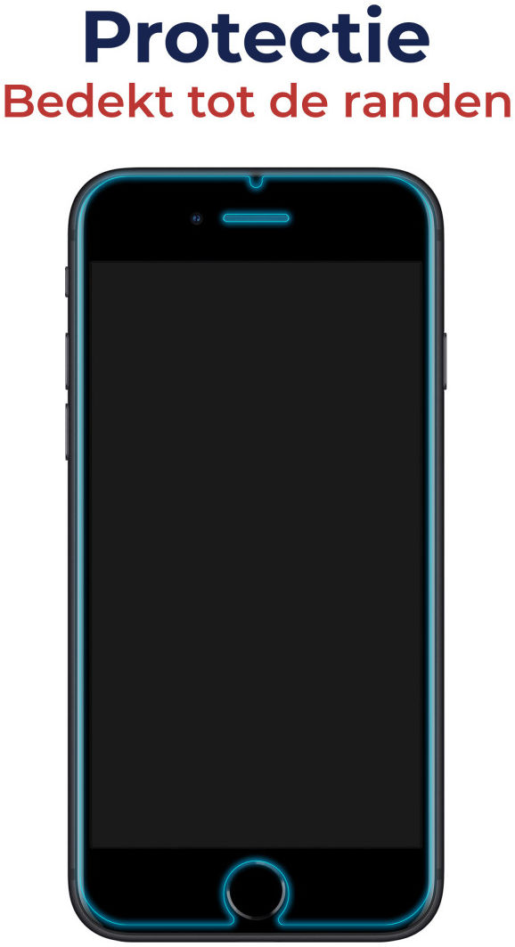 Rosso Apple iPhone 6(S) / 7 / 8 Tempered Glass met Installatietray afbeelding 6