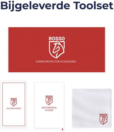 Rosso iPhone X / XS Tempered Glass met Installatietray Case Friendly afbeelding 10