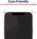 Rosso iPhone XR / 11 Tempered Glass met Installatietray Case Friendly afbeelding 4