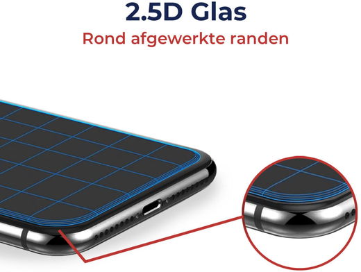Rosso iPhone 11 Pro Tempered Glass met Installatietray Case Friendly afbeelding 5