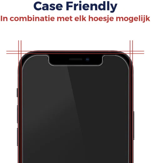Rosso iPhone 11 Pro Max Tempered Glass Installatietray Case Friendly afbeelding 4