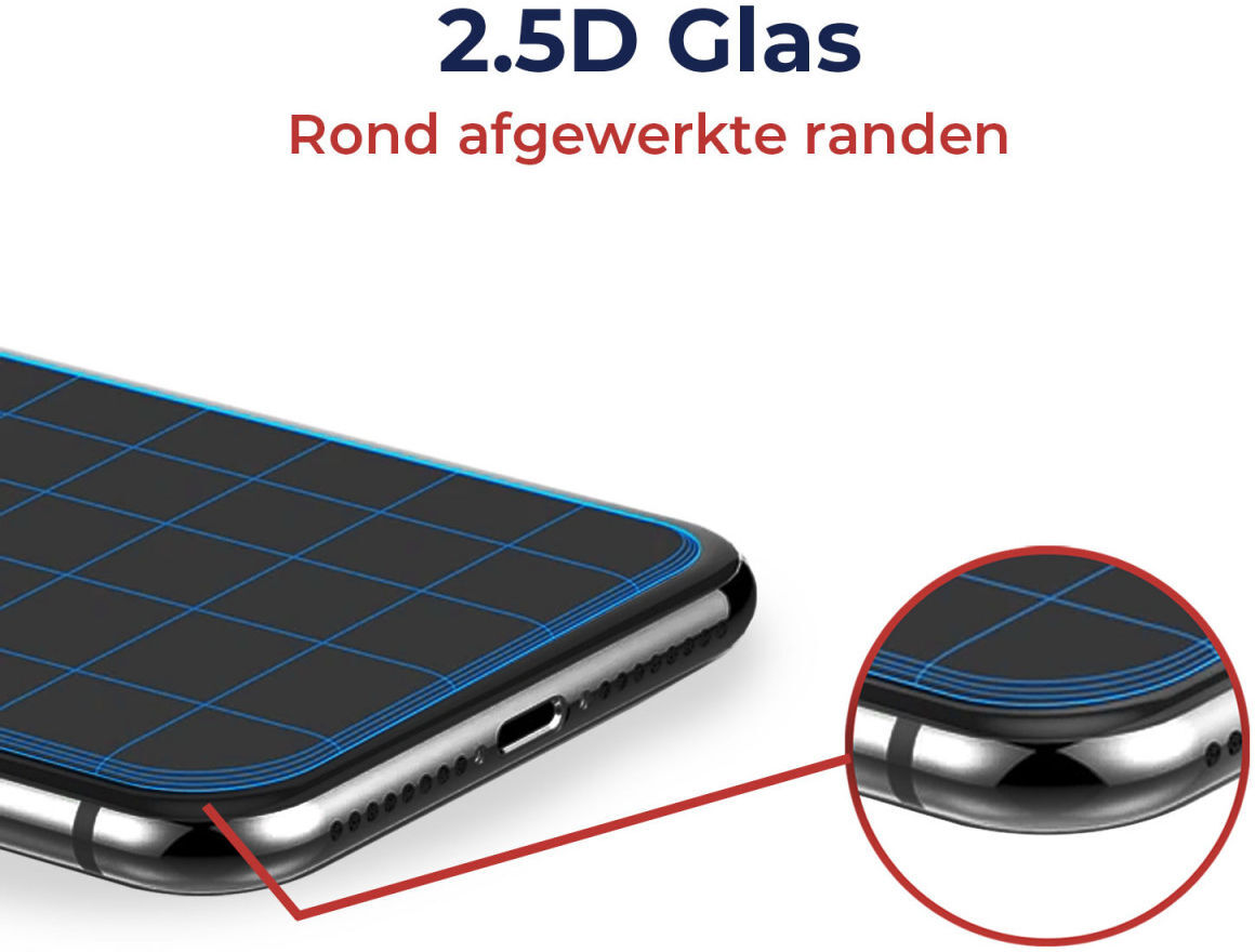 Rosso iPhone 11 Pro Max Tempered Glass Installatietray Case Friendly afbeelding 8