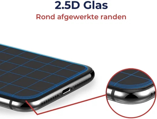 Rosso iPhone 11 Pro Max Tempered Glass Installatietray Case Friendly afbeelding 8