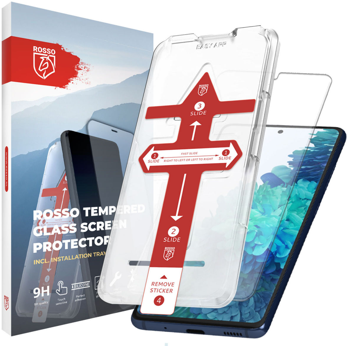 Rosso Samsung Galaxy S20 FE Tempered Glass Fingerprint & Case Friendly afbeelding 6