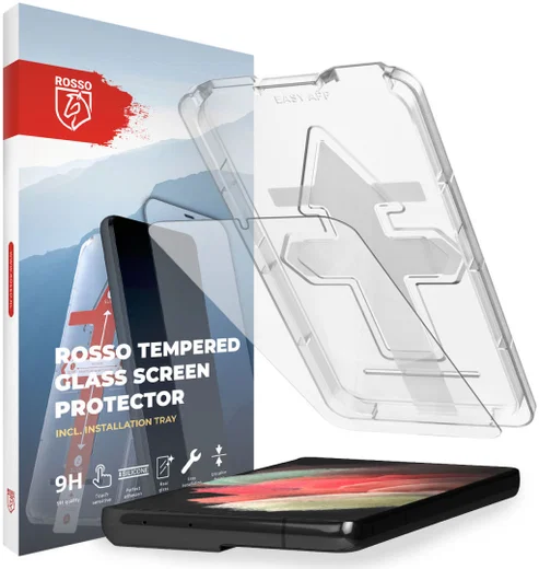 Rosso Samsung Galaxy S21 Tempered Glass Fingerprint en Case Friendly afbeelding 1