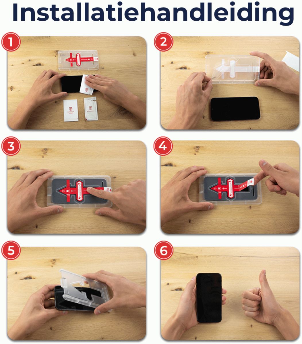 Rosso Samsung Galaxy S21+ Tempered Glass Fingerprint en Case Friendly afbeelding 8