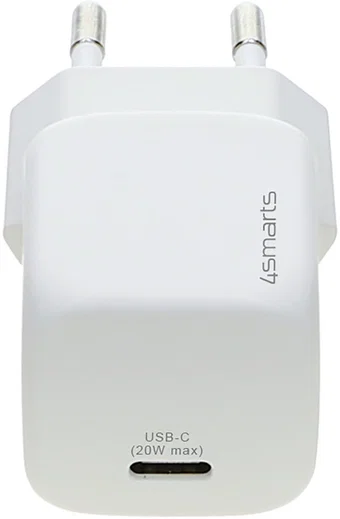 4smarts VoltPlug Mini 20W Compacte USB-C Power Delivery Adapter Wit afbeelding 3