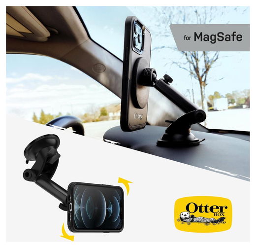 OtterBox Raam/Dashboard Telefoonhouder Auto voor MagSafe Zwart afbeelding 5