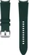 Origineel Samsung Universeel Watch 20MM Bandje Hybrid Leer Groen (S/M) afbeelding 1