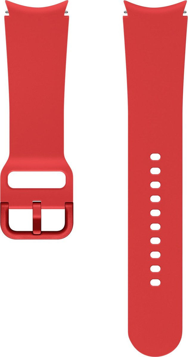 Origineel Samsung Universeel Smartwatch 20MM Sport Bandje Rood (S/M) afbeelding 1